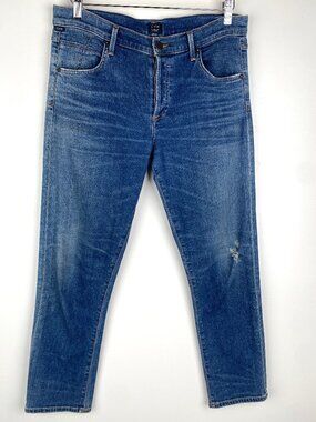 Citizens of Humanity Elsa Mid Rise Slim Fit Crop, Sz 29